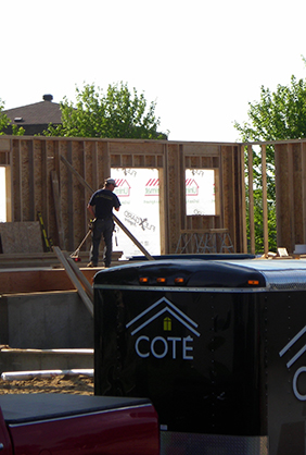 Entrepreneur en construction