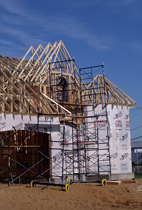 Entrepreneur en construction